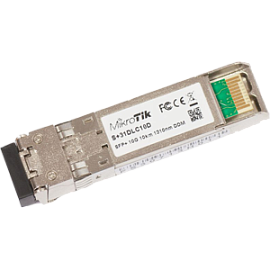 Модуль SFP+ оптический, 10G, дальность до 10км, 1310нм S+31DLC10D Mikrotik