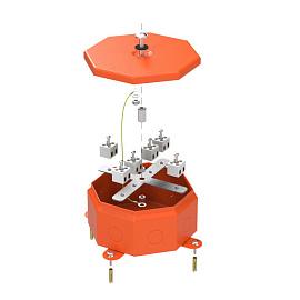 Коробка металлическая огнестойкая Октагон 70-0101-FR2.5-12 Е15-Е120 RAL2004 130х130х63 70-0101-2004-FR2.5-12 Промрукав