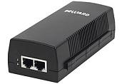 Инжектор PoE IEEE 802.3 af (15.4 Вт), 1 порт, до 100 м, 52 В (DC), защита выхода питания от КЗ и перегрузки, защита от электростатики, грозозащита Beward STL-01P