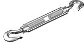 Талреп крюк-крюк DIN 1480 М14 (уп=3 шт) STAYER 30525-14