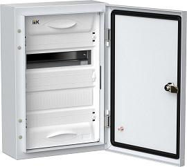 Корпус металлический ЩРн-24 (1х24) 460х310х140 IP54 белый TITAN 5 TI5-50-N-024-54 IEK