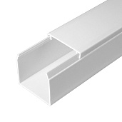 Изображение товара Кабель-канал белый 2-й замок в п/э 40х40  PR03.0054 Промрукав