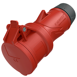 Розетка кабельная силовая 16/400/5 разборный корпус винтовые клеммы ST PowerTOP Xtra 14510 IP44 Mennekes