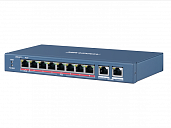 Коммутатор неуправляемый 8 портовый Hi-PoE DS-3E0310HP-E HikVision