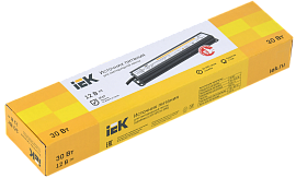 Драйвер LED ИПСН-PRO 30Вт 12 В блок- шнуры IP67 IEK LSP1-030-12-67-33-PRO IEK
