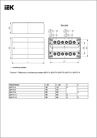 Бокс пластиковый ЩРН-П- 6 IP41 навесной PRIME, 190х182х100 MKP82-N-06-41-20, IEK