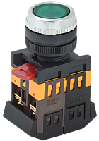 Кнопка управления зеленая с подсветкой ABLFS-22 (З) BBT30-ABLFS-K06 IEK