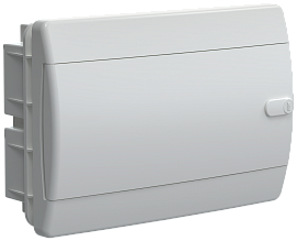 Бокс пластиковый ЩРВ-П-12 IP41 встраив. UNION Compact бел. дв. 195х290х103 UIC-KP13-V-12-41-K01 /уп.8шт/ IEK