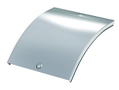 DKC 38263INOX Крышка на угол CD 45 вертикальный внешний 45° основание 150, нержавеющая