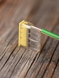 Строительно-монтажная клемма  СМК 2273-244 4 отверстия (с пастой) 0,5-2.5мм2 PROxima plc-smk-2273-244 EKF