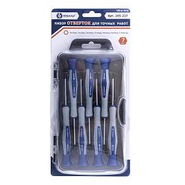 Набор отверток для точных работ  Ultra Grip 50 мм, TORX: T4, T5, T6, T7, T8, T9, T10. CR-V КОБАЛЬТ 245-237