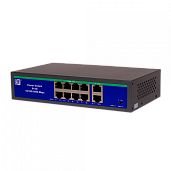 Коммутатор POE 8-ми портовый, уличный (2G/120W) ST-S81POE Space Technology