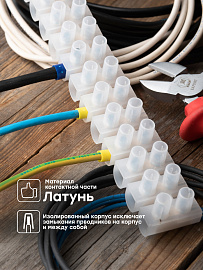 колодка клеммная 30 mm 80А  (plc-KK-30-80)  EKF