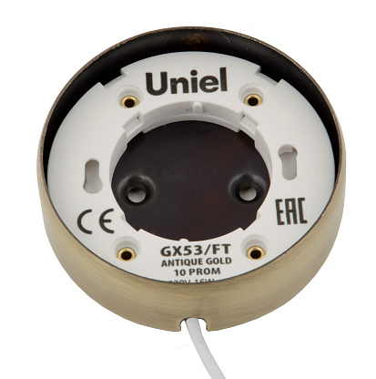 Изображение товара Светильник накладной GX53/FT ANTIQUE GOLD 10 PROM античное золото UL-00003738 TM Uniel