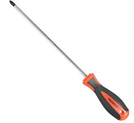 Изображение товара Отвертка Patriot PH2x200 хром-ванадиевая магнитная крестовая
