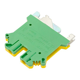 Колодка клеммная винтовая 2.5 UT земля scr-ut-2,5-pe EKF