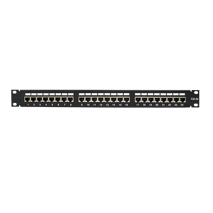 Изображение товара Патч-панель 19" 24хRJ-45 FTP категории 5e для серверных шкафов SUPRLAN