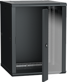 ITK Шкаф LINEA W 15U 600x600 мм дверь стекло, RAL9005 LWR5-15U66-GF IEK