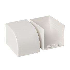 Заглушка (40х40) (4 шт) Plast Белый PROxima ecw-40-40x4 EKF