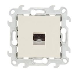 Розетка RJ45 кат 5e UTP слоновая кость 2410598-031 Simon 24 Harmonie