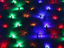 Гирлянда Сеть 1,5х1м 144Led мульти свет прозрачный провод соединение до 3шт IP44 NTLD144-C-M .4610003328672 SHLights