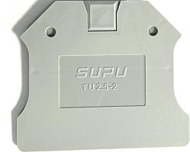 Крышка на винтовую клемму SUPU TU2.5-2-GY-EA