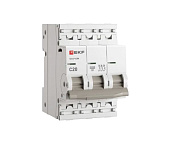Изображение товара Выключатель автоматический 20А 3П трехполюсный характеристика C 4,5кА ВА 47-63N EKF PROxima M634320C