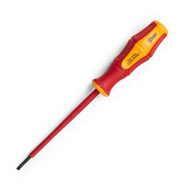 Отвертка диэлектрическая шлицевая SL 3x100 (до 1000В) Профи КВТ 78608