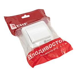 Выключатель 10А Владивосток IP54 белый PROxima EQR16-021-30-54 EKF