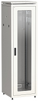 Шкаф сетевой 19" LINEA N 42U 600х800 мм стеклянная передняя дверь, задняя металлическая серый LN35-42U68-GM ITK