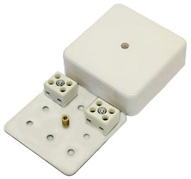 Коробка монтажная огнестойкая 75х75х28мм IP41, 7403-4 МЕТА