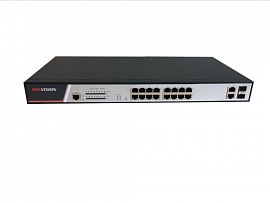 Коммутатор управляемый 16-портовый DS-3E2318P HikVision