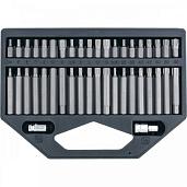 Набор бит HEX, TORX, SPLINE, хвостовик-шестигранник 3 8",CrV, 42шт. STELS 11318