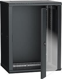 ITK Шкаф LINEA W 12U 600x450 мм дверь стекло, RAL9005 LWR5-12U64-GF IEK