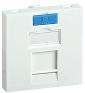 Вставка 45х45мм для 1 мод Keystone Jack с маркером CS6-12M ITK