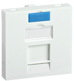 Вставка 45х45мм для 1 мод Keystone Jack с маркером CS6-12M ITK