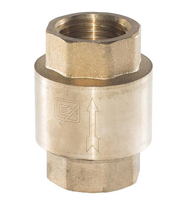 Изображение товара Клапан обратный латунный 1/2" с золотником 02339