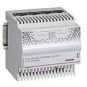 Свитч 1Гб на 4 выхода RJ45. Размер: 4DIN 413009 Legrand