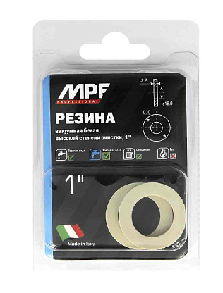 Изображение товара Прокладка 1 MPF белая (резина) (3 шт.), MP