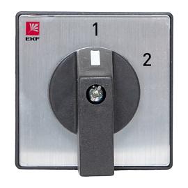 Переключатель кулачковый  ПК-1-52 25А 2P "1-2" (pk-1-52-25) EKF