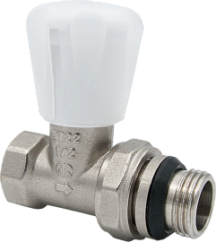 Клапан ручной терморегулирующий прямой 3/4" с уплотнением AQUALINK 02674