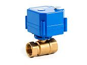 Кран шаровый 3/4" с электроприводом, 12V 3/4 дюйма, ручное открытие / закрытие Бастион