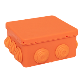 Коробка огнестойкая E45 100х100х50мм с клеммниками 5 полюсов 0,5-6мм2 IP55 HF plc-kmfr-100-506 EKF