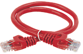 ITK Коммутационный шнур (патч-корд), кат.6 UTP, 2м, красный (PC04-C6U-2M)