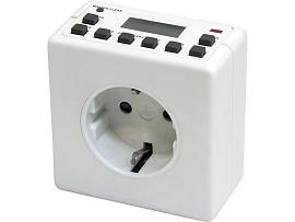 Розетка с таймером недельная (таймер розеточный) 3500W 16A 230V, TM21 23215 Feron