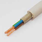 Кабель силовой NYM 3х 2.5 ок (N,PE)-0,66 Севкабель (2м)