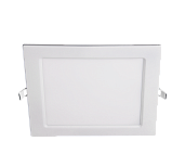 Светильник светодиодный PPL-S 12w 6500K IP40 WH 170мм встр/квадр .5008366 Jazzway