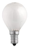 Лампа накаливания P45 240V 40W Е14 frosted матовая .3320294 Jazzway