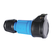 Bals Розетка кабельная Schuko 16A, 3p(2P+E), 250В, IP54, синий MULTI-GRIP 7486