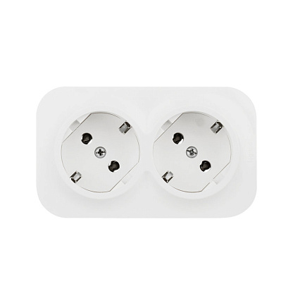 Изображение товара Блок розеточный Quteo 2 x 2К+З со шторками 16A - 250В~ IP20 белый 782237 Legrand